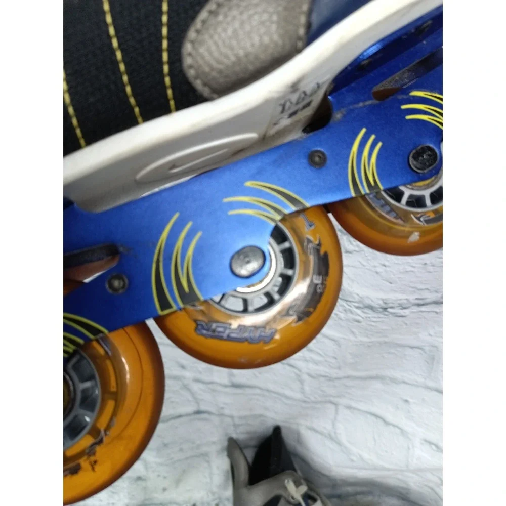 Nike Ignite LX Inline Skates Rollerblades Blue Gray US M 7 EE / L 7.5 EU 40.5